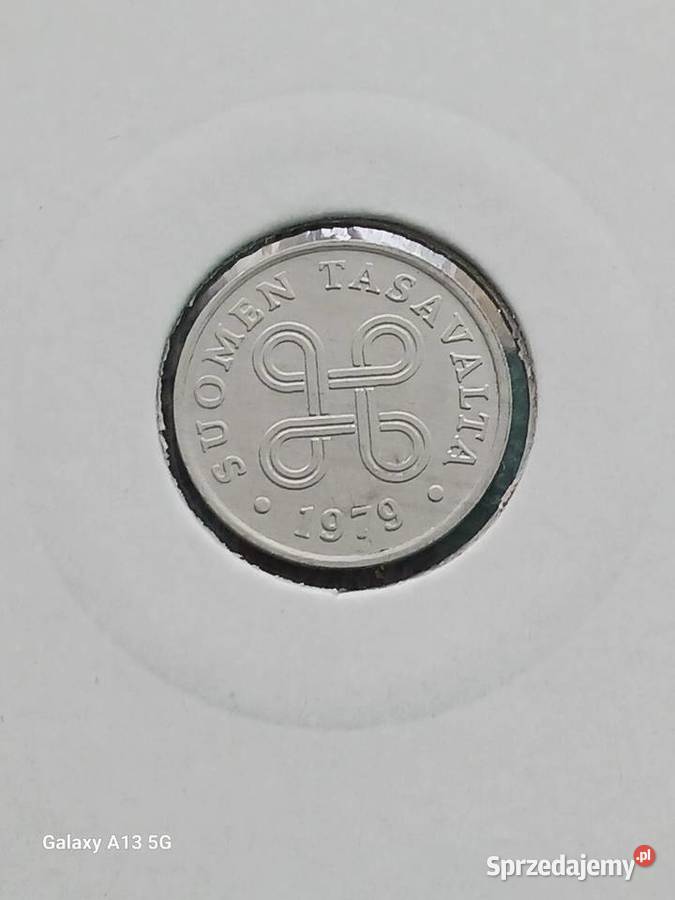 1 Penni Finlandia 1979 UNC Numizmatyka Konin