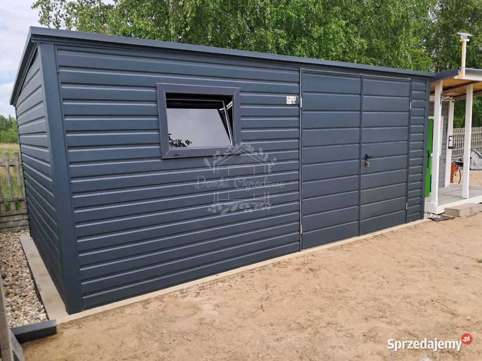 Schowek domek ogrodowy 45x2m brama dwuskrzydłowa mazowieckie Czersk