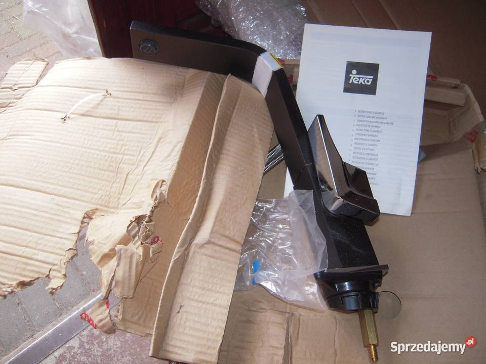 bateria kuchenna firmy teka czarna Tarczyn