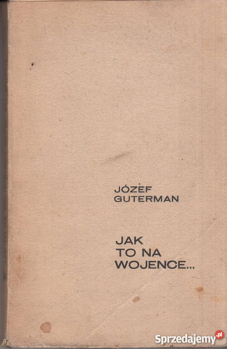03158 TO NA WOJENCE JÓZEF GUTERMAN