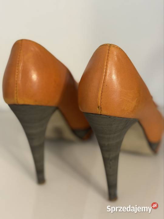 Pomarańczowe szpilki Lewski rozmiar 39 Pruszków sprzedam