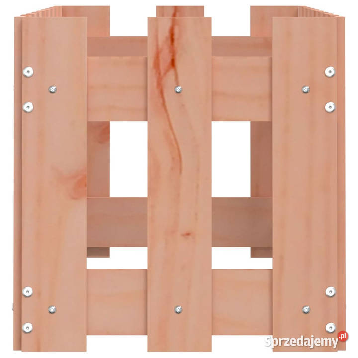 Rabata ogrodowa z płotkiem 100x30x30 lite drewno Warszawa
