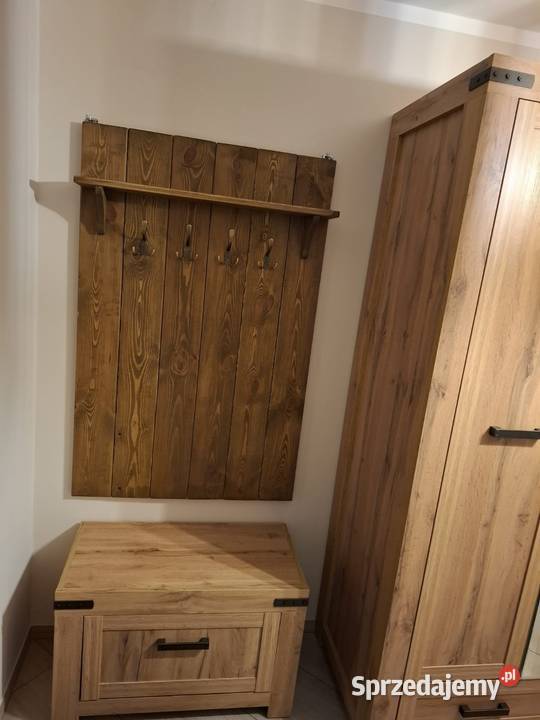 Wieszak drewniany styl rustykalny Częstochowa