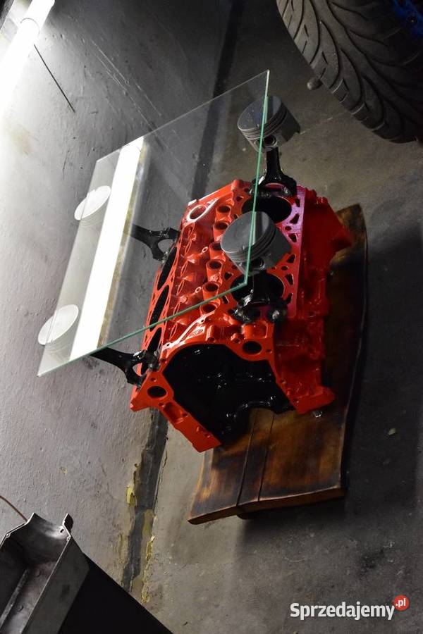 Stolik kawowy ława z silnika v6 silnik ford Lublin