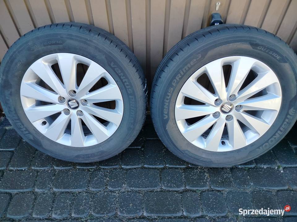Alufelgi z oponami letnimi Seat Czarna Woda sprzedam