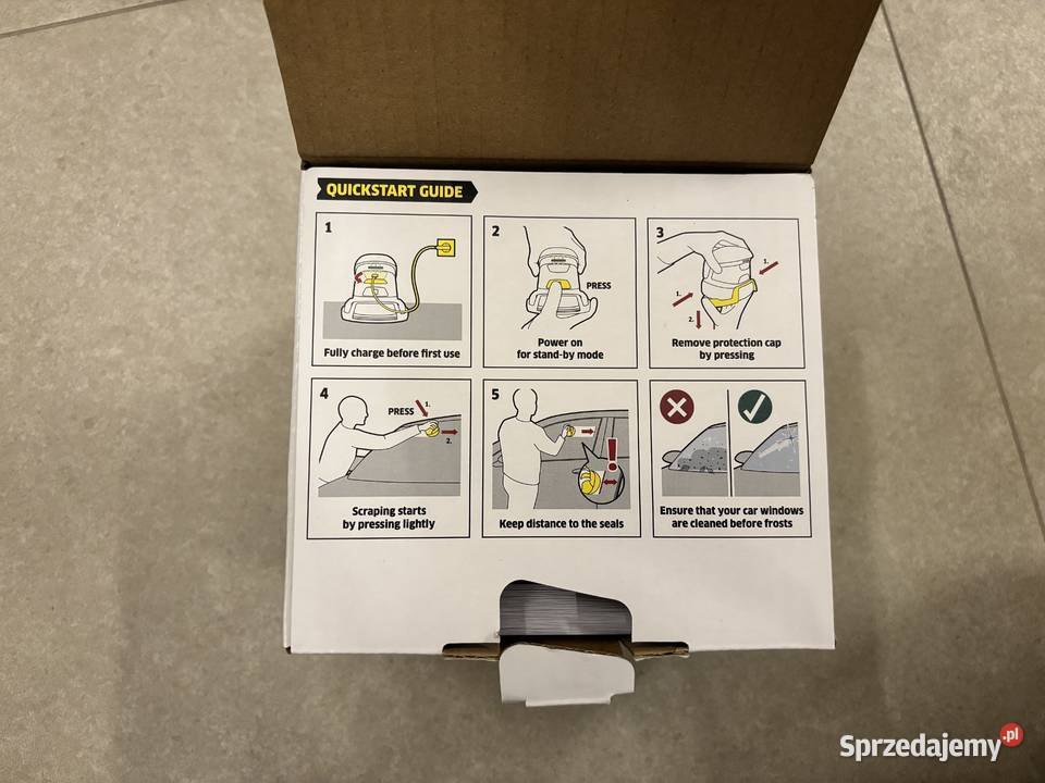 Skrobaczka do szyb Karcher EDI 4 NOWA nieużywana Warszawa