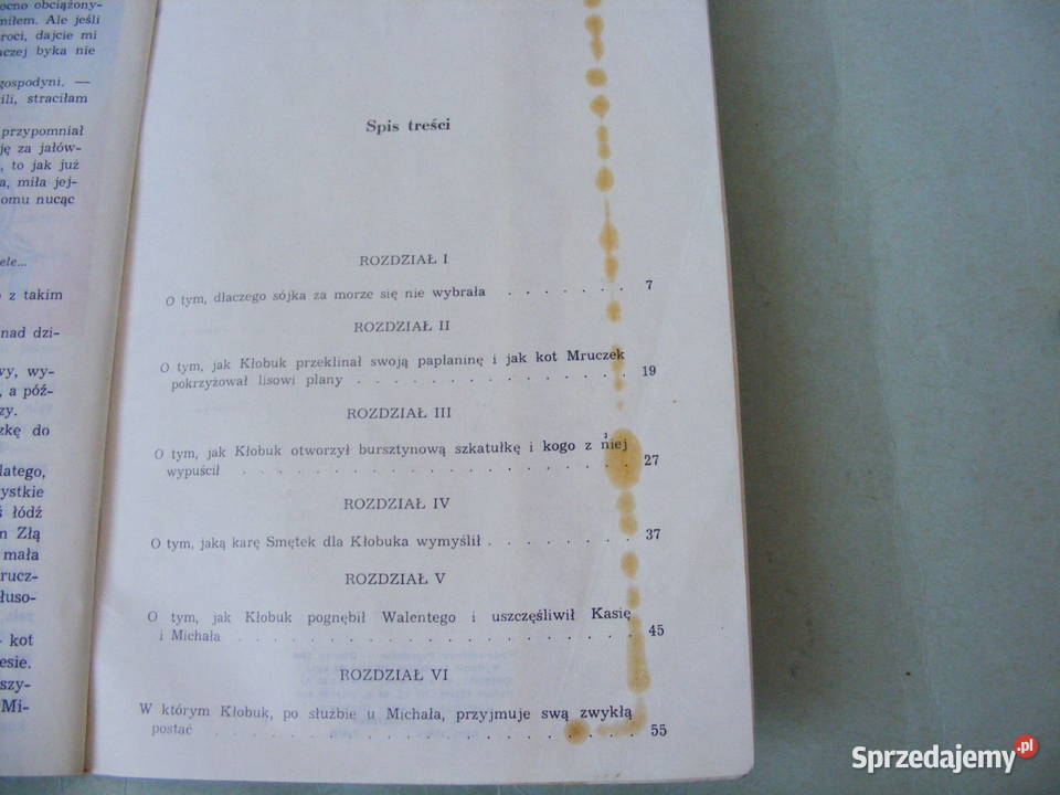 Baśń o Kłobuku Miała babuleńka Na listeczku Rok wydania 1986 dolnośląskie Oborniki Śląskie