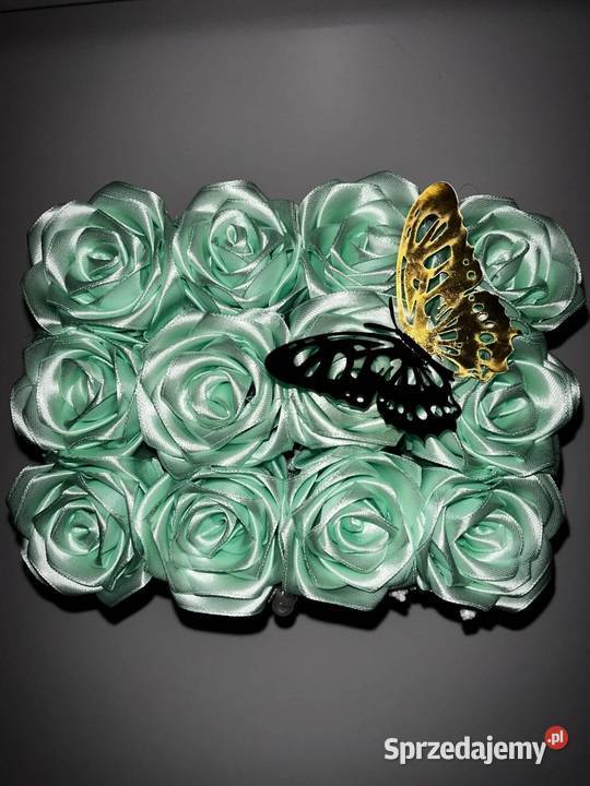 Flower box torebka bukiet wieczne róże ze Zamość