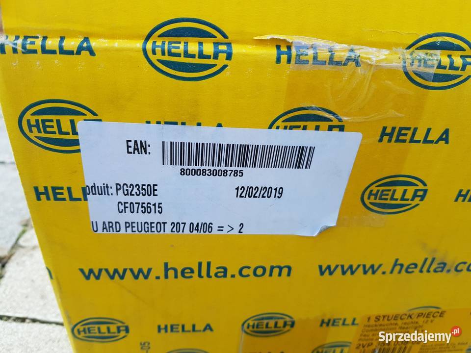 Prawa lampa tył peugeot 207 nowa oem sprzedam