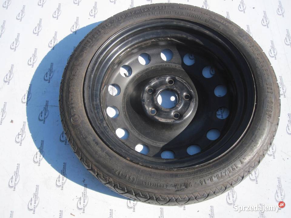 GOLF AUDI SEAT ALTEA koło dojazdowe 1257016 96M Koła dojazdowe