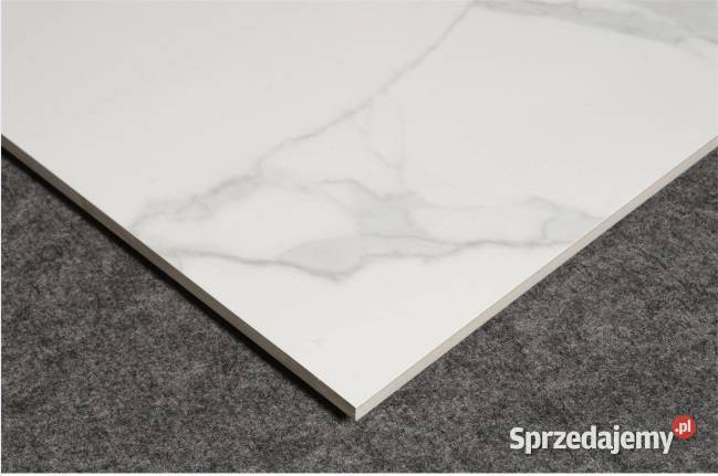 Gres polerowany biały 60x60 CALACATTA CARRARA gI Łask