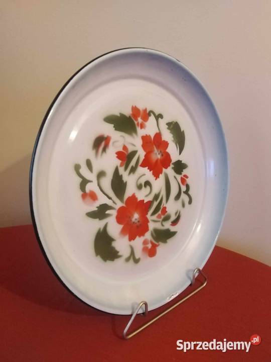 Metalowa Taca Patera Koreańska lata 1960 Wałbrzych sprzedam