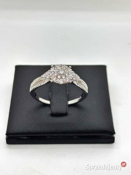 Nowy Srebrny Rodowany Pierścionek pr 925 370g Elbląg