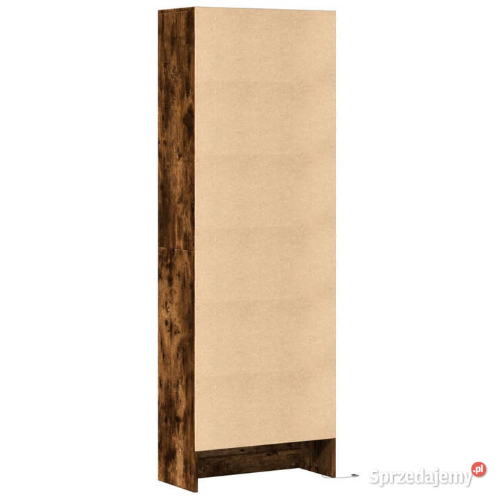 Wysoka szafka z LED przydymiony dąb 69x325x200 Warszawa