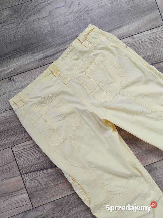 Spodnie bojówki rybaczki vintage Cargo 80 90s Jasło