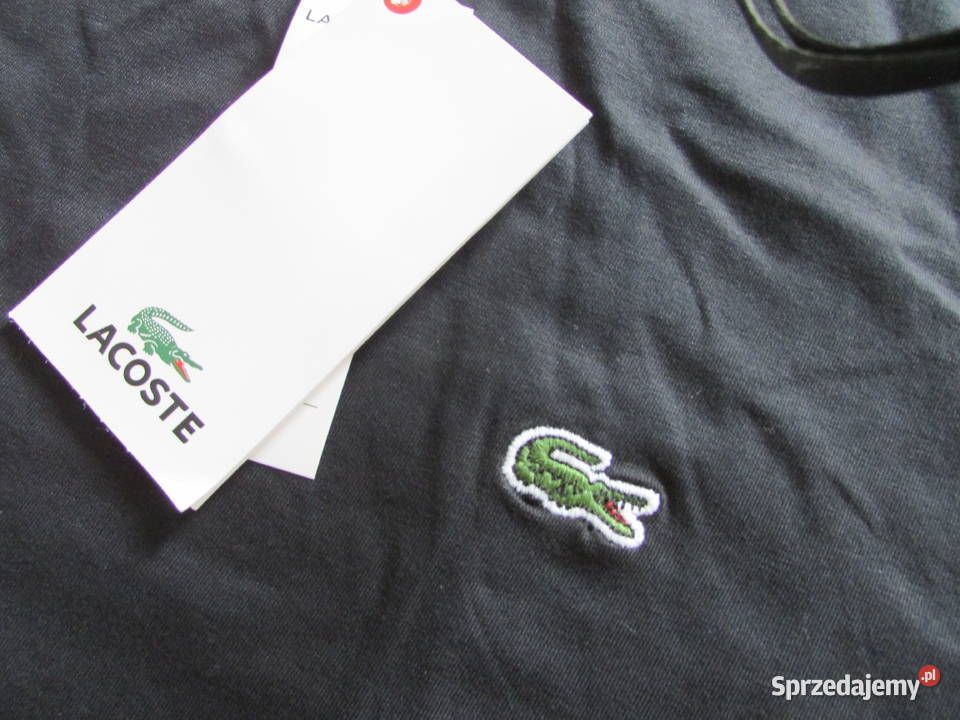 Tshirt koszulka Lacoste męska czarna r XXL Kraków sprzedam