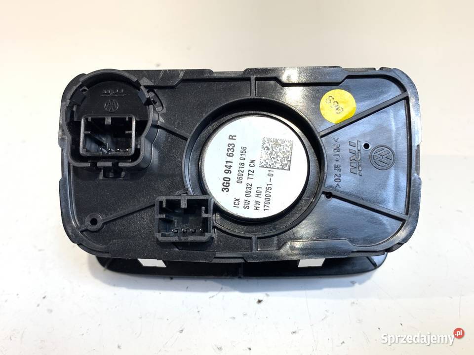 WŁĄCZNIK ŚWIATEŁ VW PASSAT B8 3G0941633R Włączniki, sterowniki