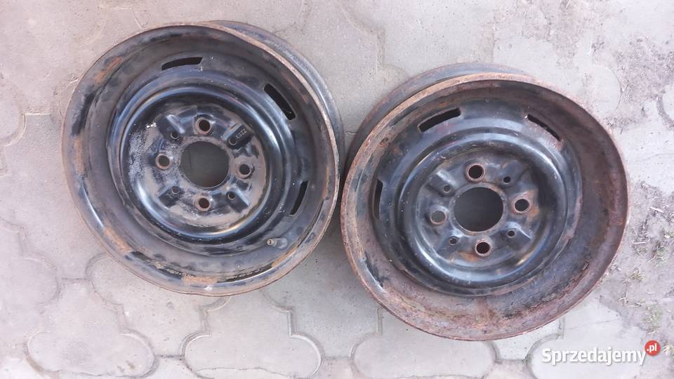 Felgi Maluch Fiat 126p przyczepka niewiadow 12 Rożnowa