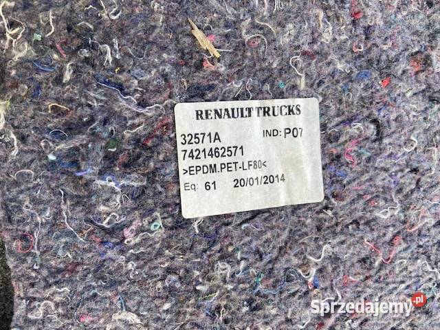 Tapicerka Dywan Renault T Gama Range 7421462571 Maszewo