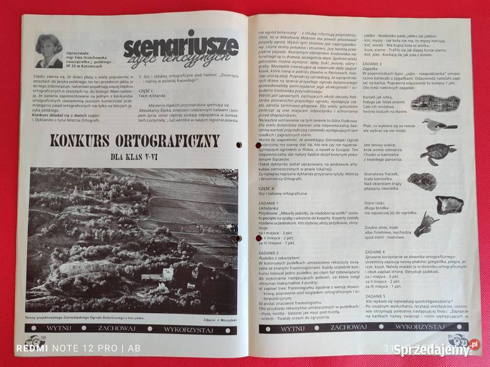 Zielona Liga 1999 3242 miesięcznik przyroda śląskie