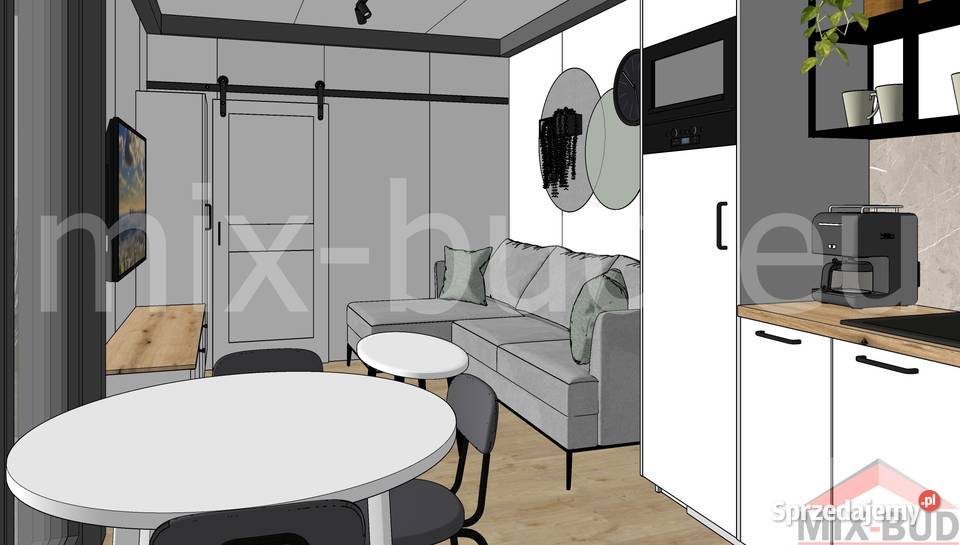 Dom modułowy EVA nowoczesny energooszczędny na wielkopolskie Kowanowo