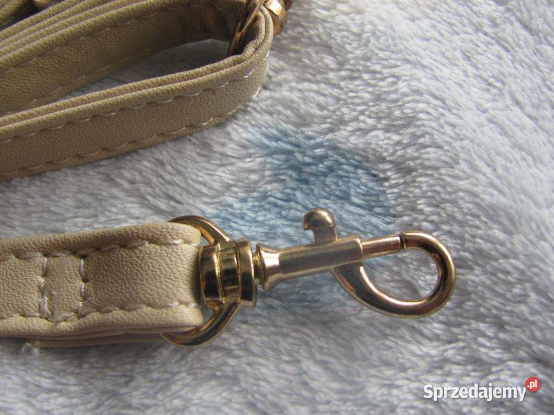 pasek cienki beżowy 130 Zamość