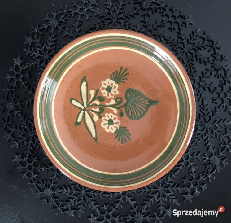 Talerze dekoracyjne Kamionka Łysa Góra 3 różne Kraków