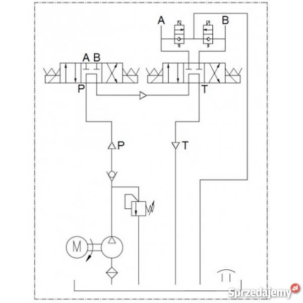 ZASILACZ AGREGAT HYDRAULICZNY 12V 16KW 20 3 4L Pozostałe Solec Kujawski
