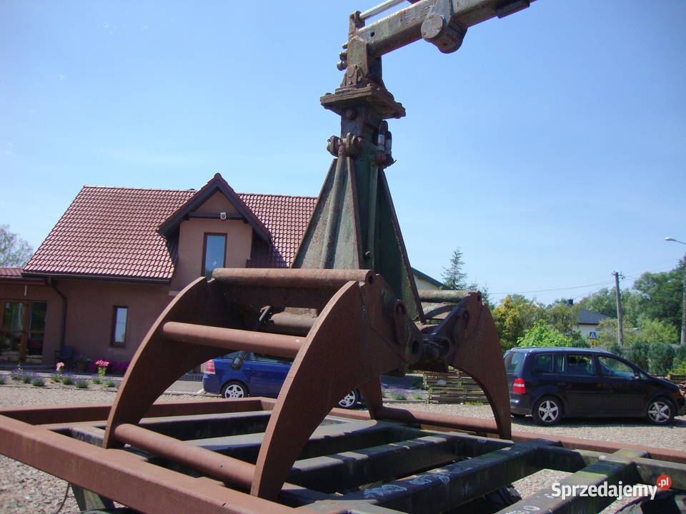 przyczepa leśna tandem do lasu z HDS Czaplinek