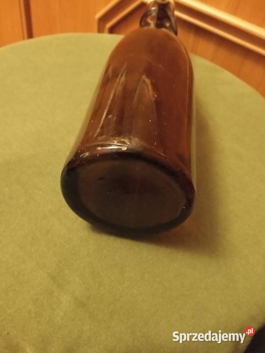 Butelka piwa z porcelanką 03 l PRL Birofilistyka sprzedam