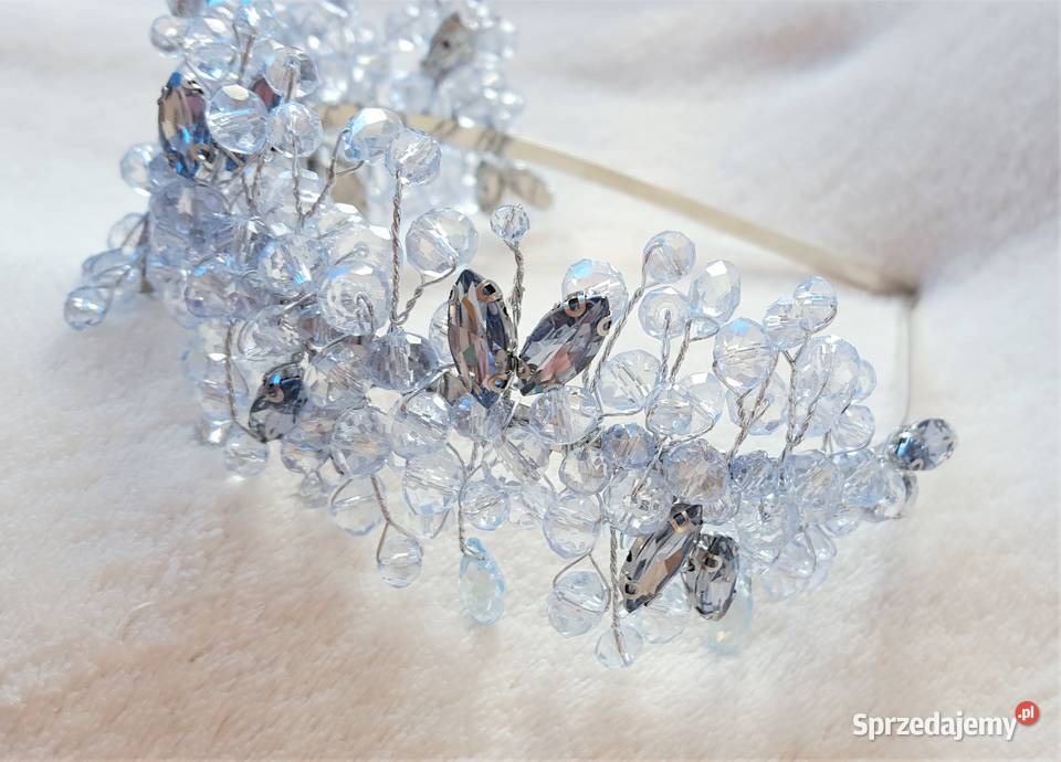 Nowa opaska na włosy tiara panna młoda ślub Pozostałe Szczecin