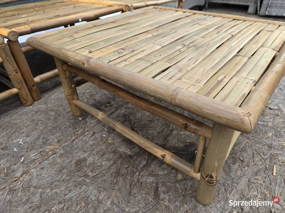 Meble bambusowe do ogrodu modułowe sofa plus Wschowa
