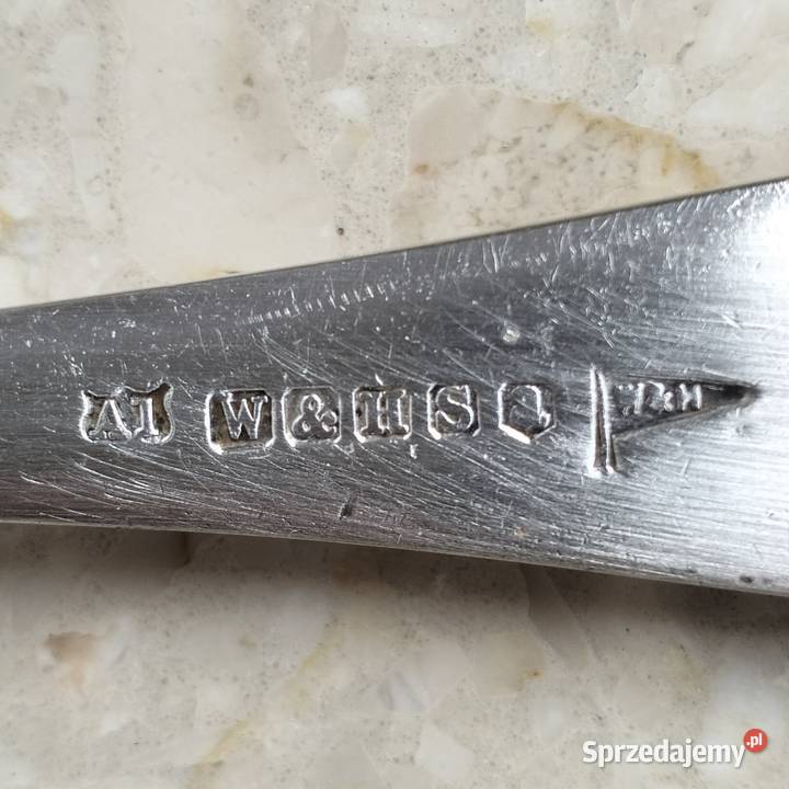 Walker Hall sheffield łyżka wazowa Silver antyk podkarpackie Miejsce Piastowe