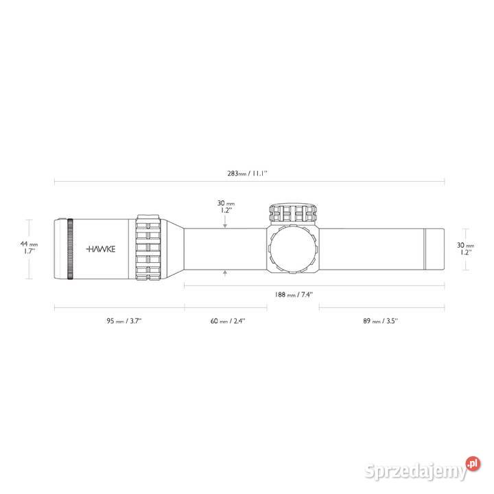 Luneta celownicza Hawke Frontier 30 16x24 IR L4A Warszawa