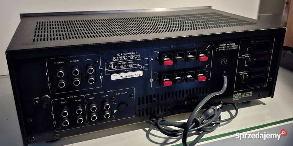 Pioneer SA508 Blue Line Vintage Wzmacniacze i pokrewne Murowana Goślina