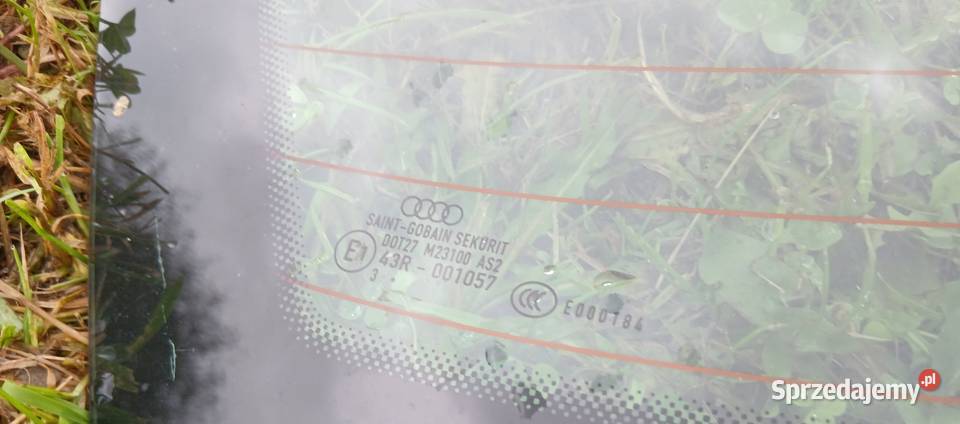 Szyba tył Audi A4 B6 sedan oryginalna 2003 Szczerbice