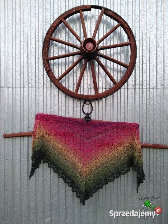 Handmade ręcznie robiona chusta na szydełku Busko-Zdrój sprzedam