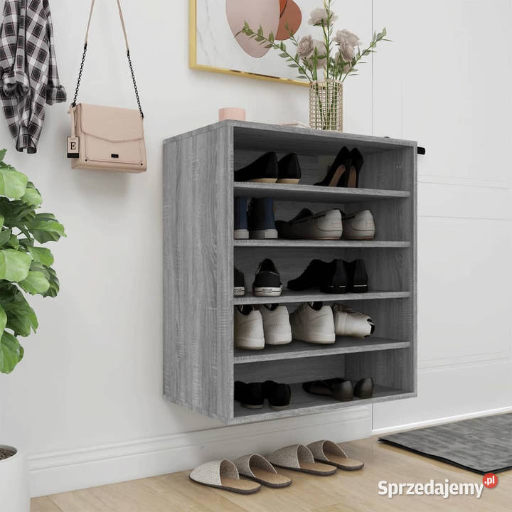Szafka na buty szary dąb sonoma 60x35x70 Warszawa