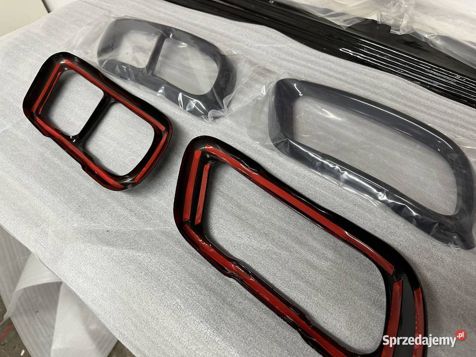 Nakładki końcówki wydechu BMW X5 G05 Czarne Pleszew