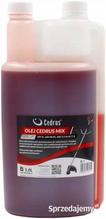 CEDRUS MIX 1L 1000ML 2SUW OLEJ SILNIKOWY DO Części i akcesoria Ogród Opalenica