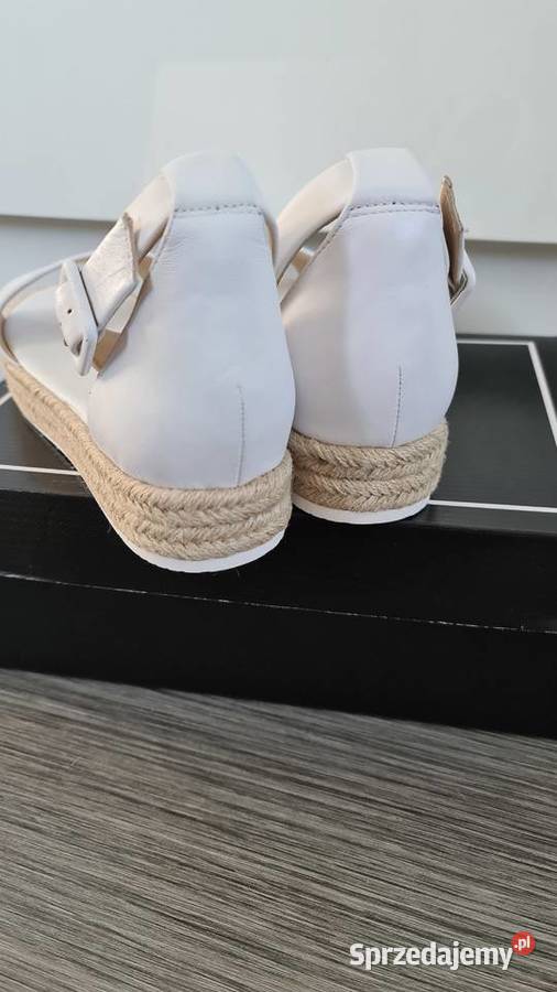 Nowe skórzane espadryle sandały Karl Lagerfeld skóra Nowogard