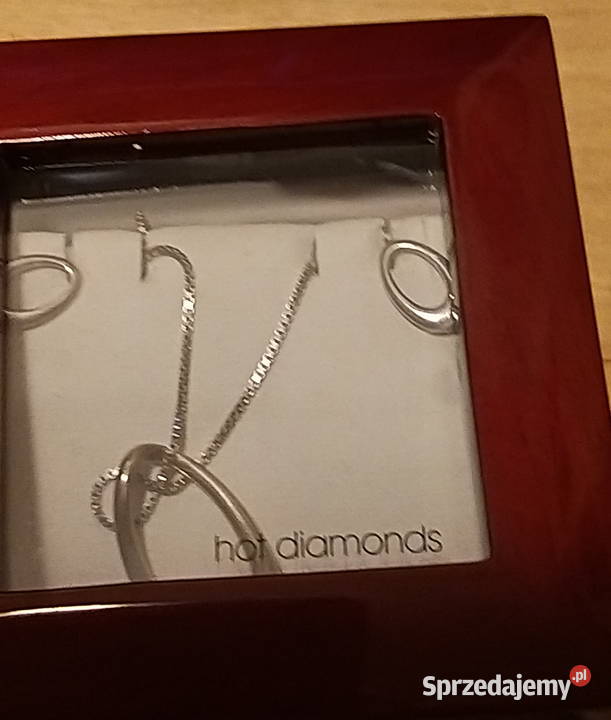 Hot Diamonds Trio Oval Wisiorek 2 kolczyki z Dla kobiet Warszawa sprzedam