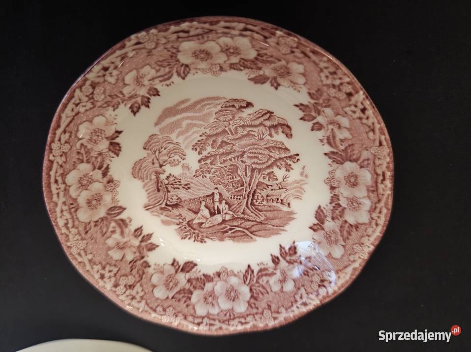 Salaterka głęboka angielska Enoch Wedgwood Porcelana i szkło Chełm