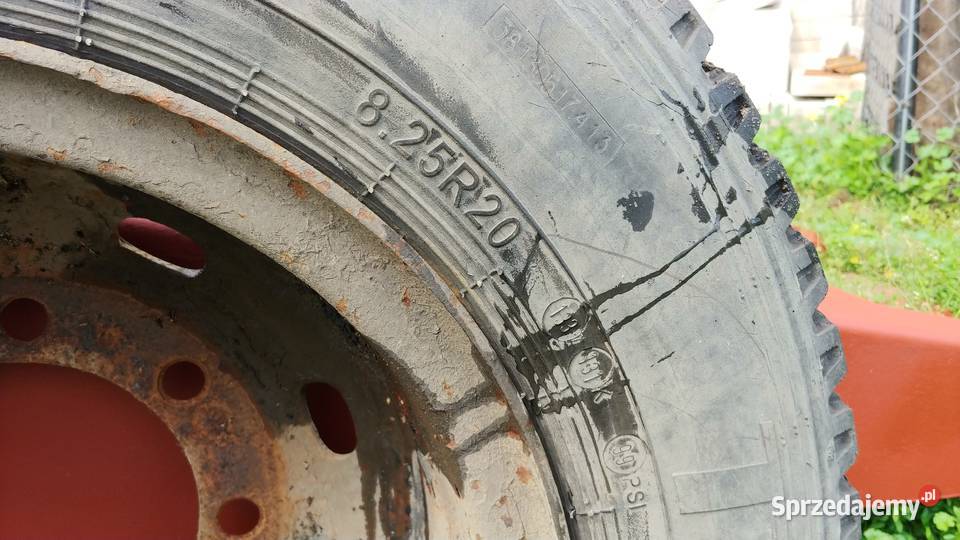 Opony do przyczepy 82520 różne bierzniki 6 sztuk Opony Węgrów