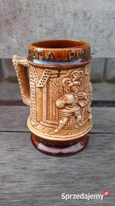 PRL Kufel karczma piwna ZRG Lubin Sieradz