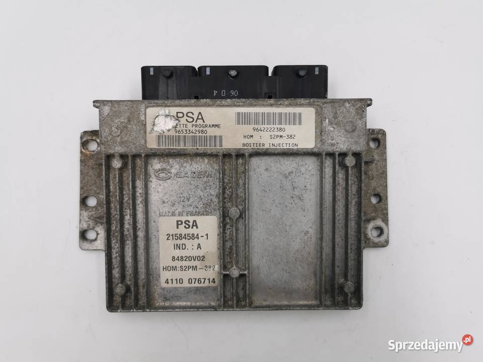 Sterownik Silnika Citroen Berlingo 14 9653342980