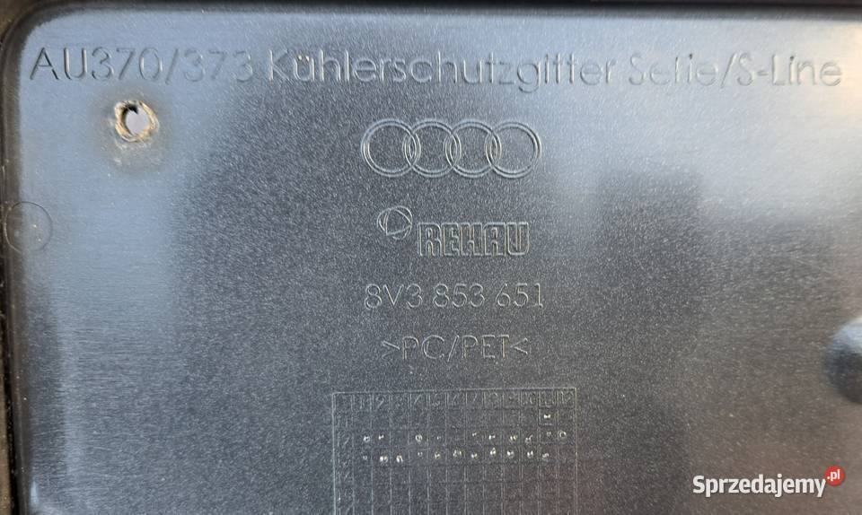 Grill atrapa zderzaka przód Audi A3 8V 20122016 Mielęcin sprzedam