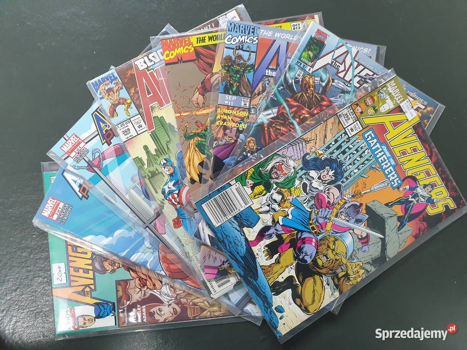 The Avengers 8 oryginalnych komiksów Marvel USA Gdynia sprzedam