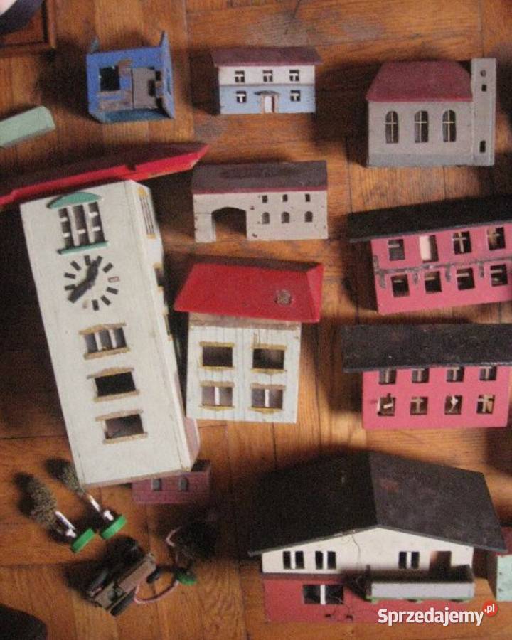 Diorama domki dworce kamienice poł XXw ni Kibri Modelarstwo mazowieckie Grójec