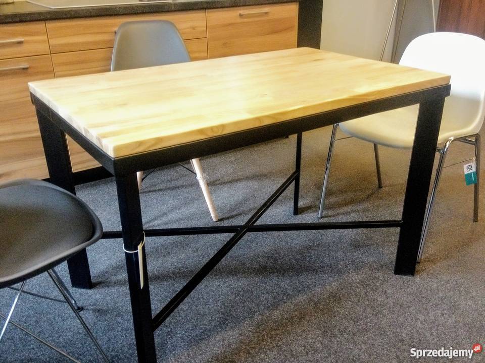 Stół do jadalni blat jesion Loft OKAZJA CENOWA podlaskie